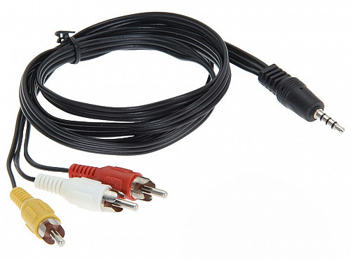 Продам AV – 3RCA (тюльпан) кабель 1, 5м для подключения различных видеоустройств к старым телевизорам Алматы