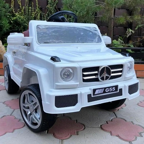 Электромобиль Detskii_avtopark Mercedes Benz G55 белый Алматы