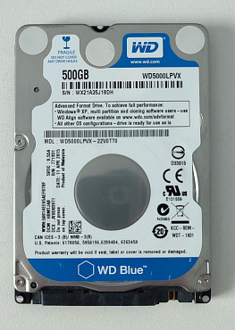 Жесткий диск HDD WD 500Gb Нур-Султан