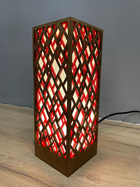 Красный Интерьерный лампа-ночник Нур-Султан