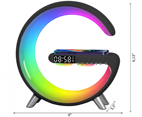 «Smart Light Sound Machine» (Беспроводная зарядка + Умный свет + Динамик Bluetooth + Будильник) Усть-Каменогорск