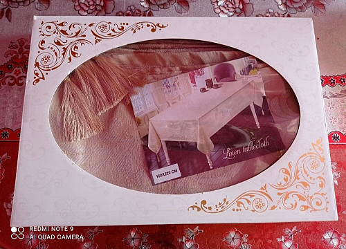 Скатерть нарядная новая на стол. Турция, размер 160*220см Нур-Султан