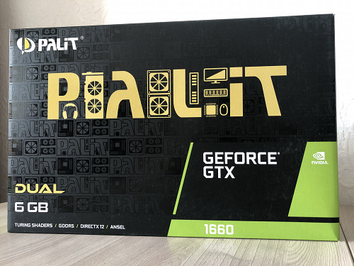 СРОЧНО! Продам видеокарту GeForce Palit GTX 1660 Актобе