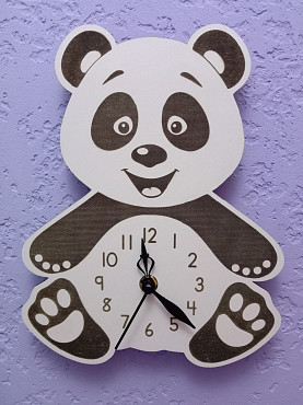 Детские часы "Панда" настенные, настольные Алматы