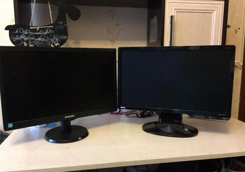 Мониторы 19" LED UltraSlim VGA ( манитор видеонаблюдение ) Алматы