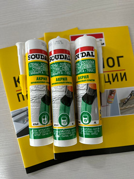 Акриловый окрашиваемый герметик SOUDAL Шымкент