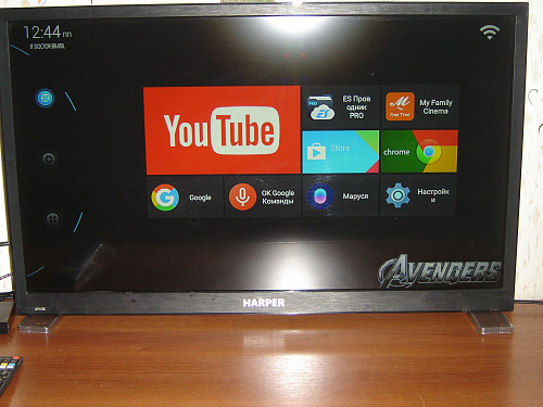 Телевизор HARPER 32R0770WU LED с Android smart боксом. Алматы