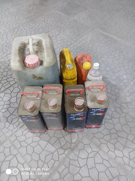 Отработка масла 10W40 38 литров. Отдам бесплатно. Алматы