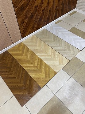 Бамбуковые панели, гибкий мрамор, ламинат, монтажный клей, лувера и т.д. Астана