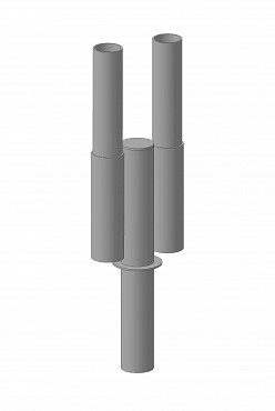 Насадка на опору освещения. Двойная. НВ-2. Горячее цинкование Караганда