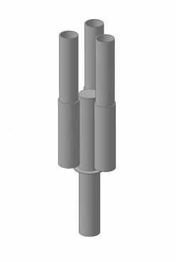 Насадка на опору освещения. НВ-3. Горячего цинкования Караганда
