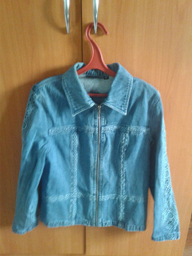 Джинсовая куртка, замок молния Алматы