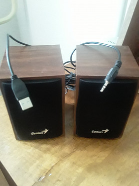 Продам компьютерные 2 звуковые колонки Genius . В отличном состоянии Ц. 5 000 тг. Т. +7705527 Усть-Каменогорск