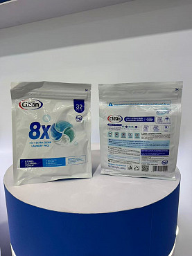 Капсулы для стирки 8X 4 в 1, 32 капсулы Алматы